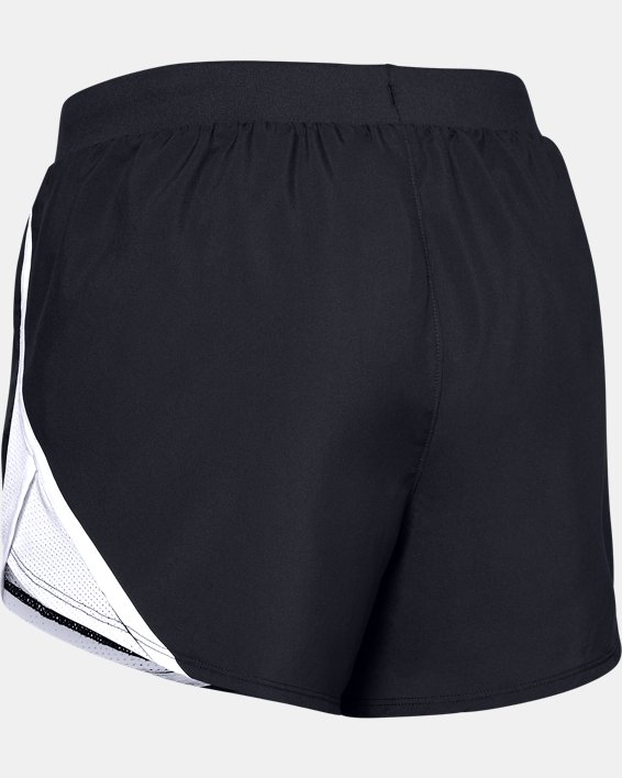 Women's UA Fly-By 2.0 Shorts, Black, pdpMainDesktop image number 6
